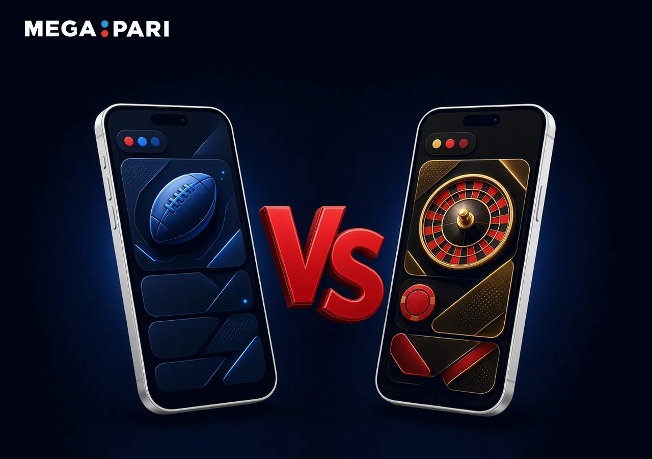 Comparaison entre l'application et la version mobile de Megapari