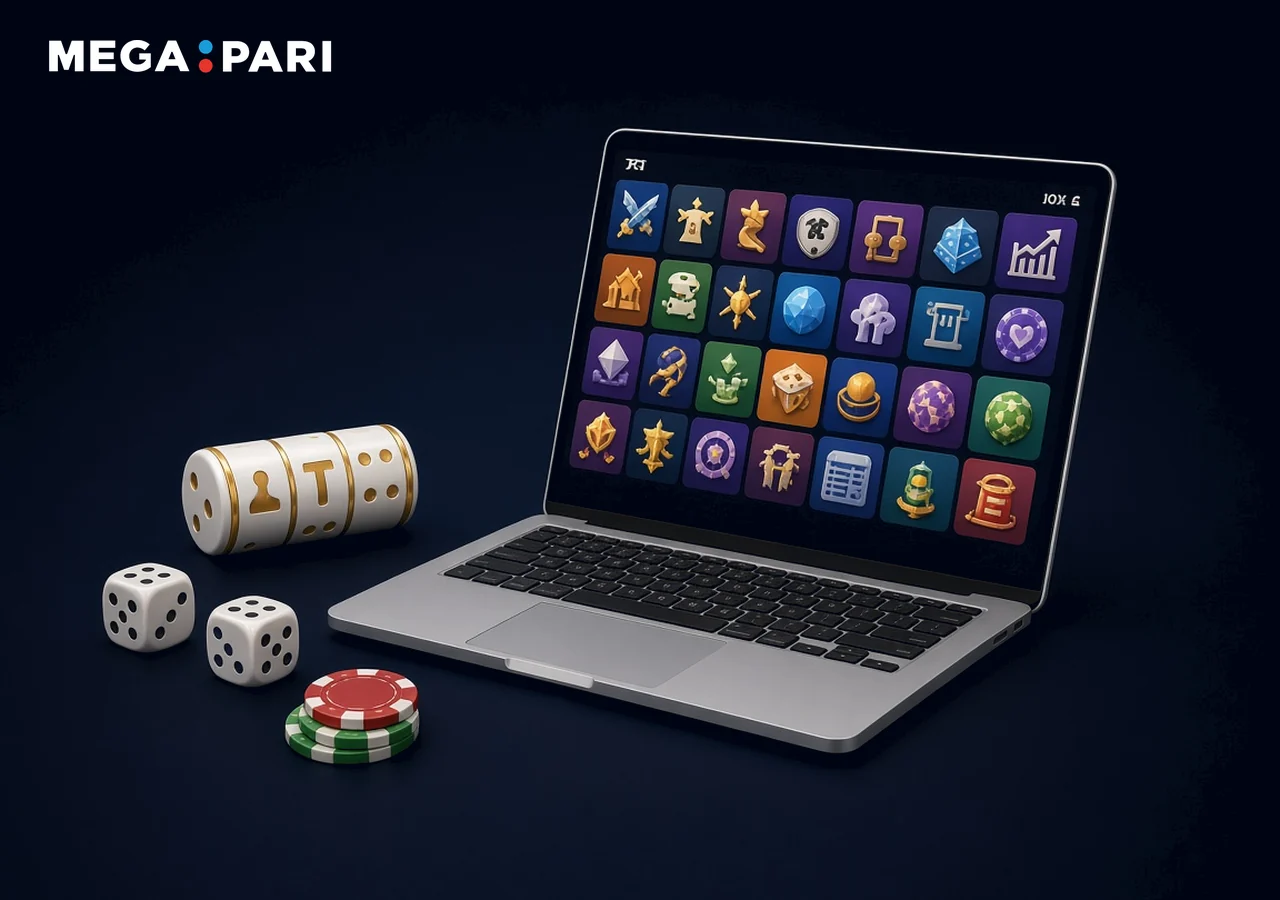 Section des jeux de casino : Megapari