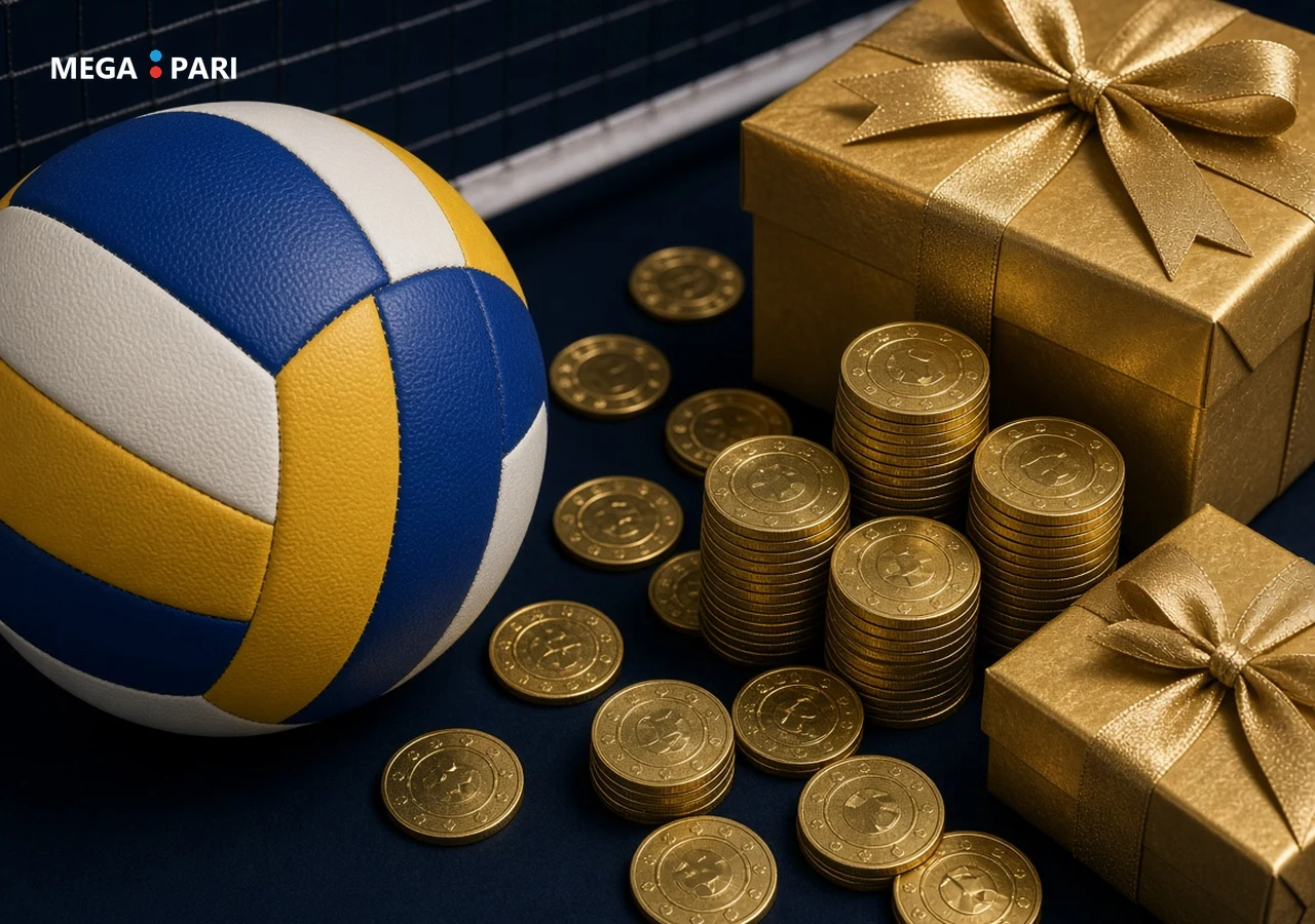 Application Megapari pour les paris volleyball